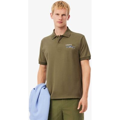 Lacoste ανδρική μπλούζα πόλο πικέ κοντομάνικη με λογότυπο Classic Fit - PH5821-00 Λαδί XXL Lacoste ανδρική μπλούζα πόλο πικέ κοντομάνικη με λογότυπο Classic Fit - PH5821-00 Λαδί XXL