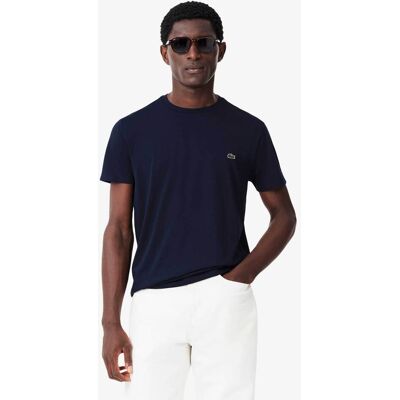 Lacoste ανδρικό T-shirt με κεντημένο λογότυπο Regular Fit - TH6709 Μπλε Σκούρο M Lacoste ανδρικό T-shirt με κεντημένο λογότυπο Regular Fit - TH6709 Μπλε Σκούρο M