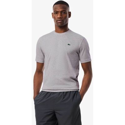 Lacoste ανδρικό T-shirt μονόχρωμο με κεντημένο λογότυπο Regular Fit - TH7618 Γκρι XL Lacoste ανδρικό T-shirt μονόχρωμο με κεντημένο λογότυπο Regular Fit - TH7618 Γκρι XL