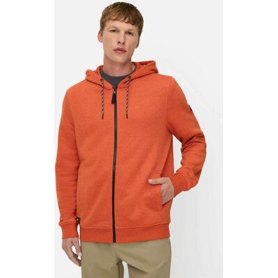 Camel Active ανδρική ζακέτα φούτερ με κουκούλα και monogram στο μανίκι Regular Fit - C262-409406-8W52 Πορτοκαλί M Camel Active ανδρική ζακέτα φούτερ με κουκούλα και monogram στο μανίκι Regular Fit - C262-409406-8W52 Πορτοκαλί M