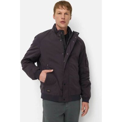 Camel Active ανδρικό jacket με ψηλό λαιμό και monogram στο μανίκι Regular Fit - C262-430060-8N95 Μπλε Σκούρο L Camel Active ανδρικό jacket με ψηλό λαιμό και monogram στο μανίκι Regular Fit - C262-430060-8N95 Μπλε Σκούρο L