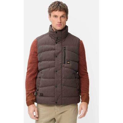 Camel Active ανδρικό αμάνικο μπουφάν κοτλέ με ψηλό λαιμό Regular Fit - C262-460220-8O74 Καφέ S Camel Active ανδρικό αμάνικο μπουφάν κοτλέ με ψηλό λαιμό Regular Fit - C262-460220-8O74 Καφέ S