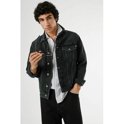 Pepe Jeans ανδρικό denim jacket Regular Fit - PM4027159U0 Μαύρο XL Pepe Jeans ανδρικό denim jacket Regular Fit - PM4027159U0 Μαύρο XL
