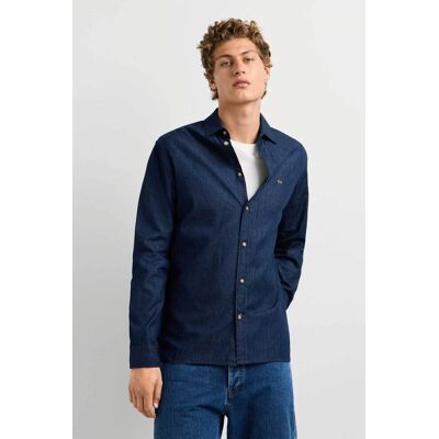 Pepe Jeans ανδρικό denim πουκάμισο Slim Fit "Abel" - PM30912816C2 Denim Blue Σκούρο XXL Pepe Jeans ανδρικό denim πουκάμισο Slim Fit "Abel" - PM30912816C2 Denim Blue Σκούρο XXL