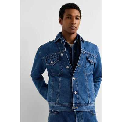 Pepe Jeans ανδρικό denim jacket Regular Fit "Albion" - PM40273104S1 Denim Blue XL Pepe Jeans ανδρικό denim jacket Regular Fit "Albion" - PM40273104S1 Denim Blue XL