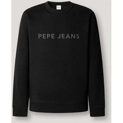 Pepe Jeans ανδρική μπλούζα φούτερ με λογότυπο Regular Fit "Jefferson" - PM5800255 Μαύρο L Pepe Jeans ανδρική μπλούζα φούτερ με λογότυπο Regular Fit "Jefferson" - PM5800255 Μαύρο L