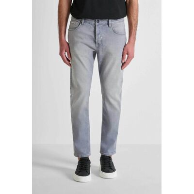 Antony Morato ανδρικό τζιν παντελόνι πεντάτσεπο Slim Fit "Argon" - DT26475640W2220 Γκρι Ανοιχτό 34 Antony Morato ανδρικό τζιν παντελόνι πεντάτσεπο Slim Fit "Argon" - DT26475640W2220 Γκρι Ανοιχτό 34