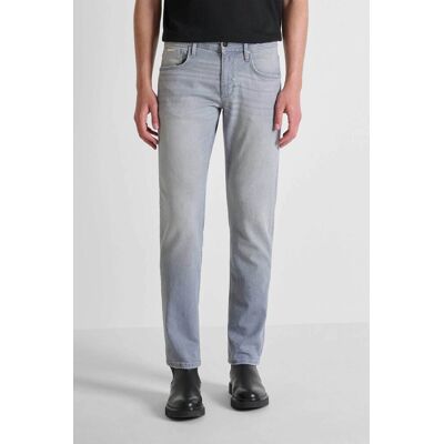 Antony Morato ανδρικό τζιν παντελόνι πεντάτσεπο Comfort Tapered Fit "Kurt" - DT28275640W2223 Γκρι Ανοιχτό 30 Antony Morato ανδρικό τζιν παντελόνι πεντάτσεπο Comfort Tapered Fit "Kurt" - DT28275640W2223 Γκρι Ανοιχτό 30