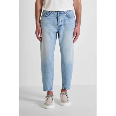 Antony Morato ανδρικό τζιν παντελόνι πεντάτσεπο Baggy Fit "Doris" - DT29170166W2253 Denim Blue Ανοιχτό 34 Antony Morato ανδρικό τζιν παντελόνι πεντάτσεπο Baggy Fit "Doris" - DT29170166W2253 Denim Blue Ανοιχτό 34