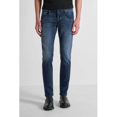 Antony Morato ανδρικό τζιν παντελόνι πεντάτσεπο Comfort Tapered Fit "Kurt" - DT28275637W2222 Denim Blue Σκούρο 32 Antony Morato ανδρικό τζιν παντελόνι πεντάτσεπο Comfort Tapered Fit "Kurt" - DT28275637W2222 Denim Blue Σκούρο 32