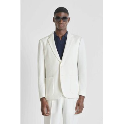 Antony Morato ανδρικό σακάκι textured Regular Fit "Raya" - JA00498FA150231 Υπόλευκο 48 Antony Morato ανδρικό σακάκι textured Regular Fit "Raya" - JA00498FA150231 Υπόλευκο 48