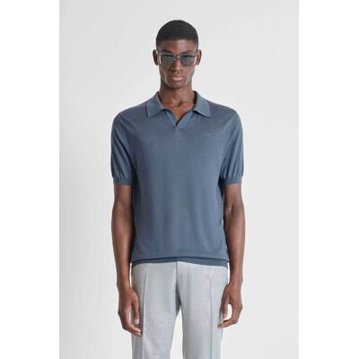 Antony Morato ανδρική μπλούζα πόλο με μετάξι Slim Fit - SW01608YA200091 Μπλε M Antony Morato ανδρική μπλούζα πόλο με μετάξι Slim Fit - SW01608YA200091 Μπλε M
