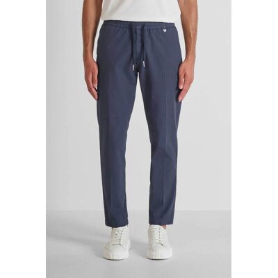 Antony Morato ανδρικό παντελόνι με ελαστική μέση Slim Fit "Salem" - TR00787FA900138 Μπλε Σκούρο 46 Antony Morato ανδρικό παντελόνι με ελαστική μέση Slim Fit "Salem" - TR00787FA900138 Μπλε Σκούρο 46