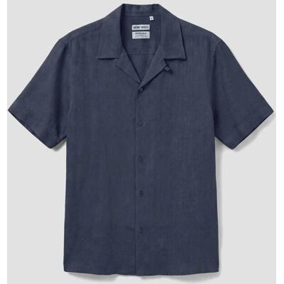 Antony Morato ανδρικό πουκάμισο μονόχρωμο Regular Fit "Honolulu" - SS00206FA400099 Μπλε Σκούρο 50 Antony Morato ανδρικό πουκάμισο μονόχρωμο Regular Fit "Honolulu" - SS00206FA400099 Μπλε Σκούρο 50