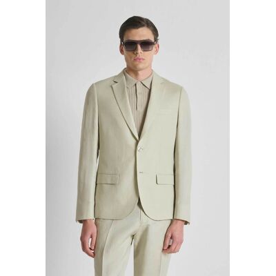 Antony Morato ανδρικό σακάκι με λινάρι Regular Fit "Luis" - JS00090FA900135 Μπεζ 48 Antony Morato ανδρικό σακάκι με λινάρι Regular Fit "Luis" - JS00090FA900135 Μπεζ 48