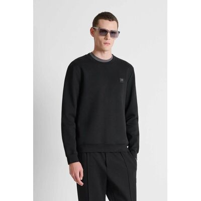 Antony Morato ανδρική μπλούζα φούτερ με logo patch Regular Fit - FL01171FA150168 Μαύρο L Antony Morato ανδρική μπλούζα φούτερ με logo patch Regular Fit - FL01171FA150168 Μαύρο L