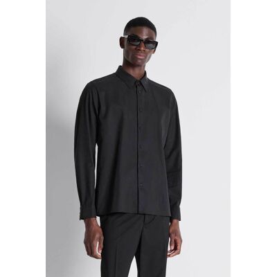 Antony Morato ανδρικό πουκάμισο μονόχρωμο Regular Fit "Boston" - SL00808FA400102 Μαύρο 52 Antony Morato ανδρικό πουκάμισο μονόχρωμο Regular Fit "Boston" - SL00808FA400102 Μαύρο 52