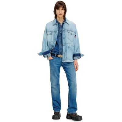 Diesel ανδρικό τζιν παντελόνι πεντάτσεπο Regular Straight Fit (34L) - W2600C06R0KIAL Denim Blue 34 Diesel ανδρικό τζιν παντελόνι πεντάτσεπο Regular Straight Fit (34L) - W2600C06R0KIAL Denim Blue 34