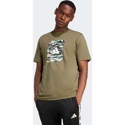 Adidas ανδρικό T-shirt Regular Fit "Camo Shape Graphic" - JM0388 Λαδί L Adidas ανδρικό T-shirt Regular Fit "Camo Shape Graphic" - JM0388 Λαδί L