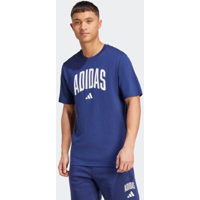 Adidas ανδρικό T-shirt Regular Fit "Collegiate" - JM6417 Μπλε L Adidas ανδρικό T-shirt Regular Fit "Collegiate" - JM6417 Μπλε L