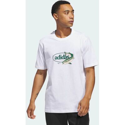Adidas ανδρικό T-shirt Regular Fit "Sportsman Fishing Graphic" - KC9252 Λευκό M Adidas ανδρικό T-shirt Regular Fit "Sportsman Fishing Graphic" - KC9252 Λευκό M