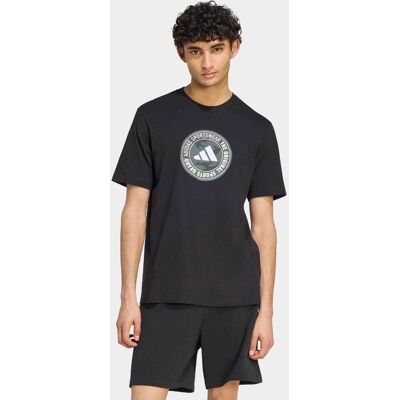 Adidas ανδρικό T-shirt Regular Fit "Camo Circle Graphic" - KC7165 Μαύρο M Adidas ανδρικό T-shirt Regular Fit "Camo Circle Graphic" - KC7165 Μαύρο M