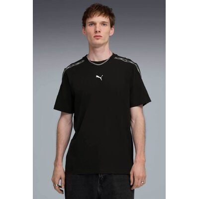 Puma ανδρικό T-shirt με λογότυπο Regular Fit "Essential Tape" - 691693 Μαύρο L Puma ανδρικό T-shirt με λογότυπο Regular Fit "Essential Tape" - 691693 Μαύρο L