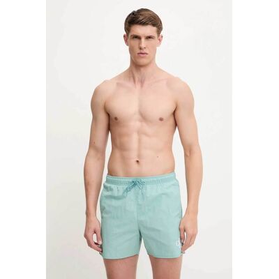 Calvin Klein ανδρικό μαγιό σορτς μονόχρωμο με κεντημένο monogram - KM0KM01102 Βεραμάν Ανοιχτό XXL Calvin Klein ανδρικό μαγιό σορτς μονόχρωμο με κεντημένο monogram - KM0KM01102 Βεραμάν Ανοιχτό XXL