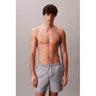 Calvin Klein ανδρικό μαγιό σορτς medium με monogram - LV00N61045 Γκρι L Calvin Klein ανδρικό μαγιό σορτς medium με monogram - LV00N61045 Γκρι L
