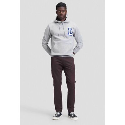Lee® ανδρικό παντελόνι chino Slim Straight Fit - 112386536 Καφέ 36W 32L Lee® ανδρικό παντελόνι chino Slim Straight Fit - 112386536 Καφέ 36W 32L