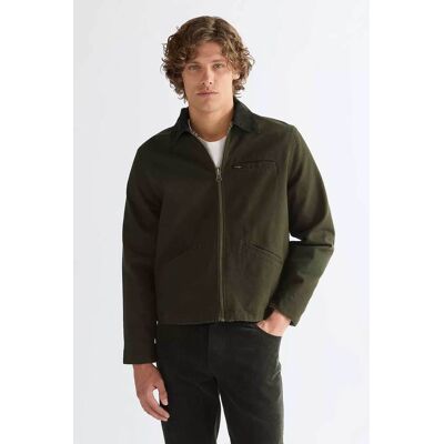 Wrangler® ανδρικό jacket Regular Fit "Utility" - 112387065 Χακί XXL Wrangler® ανδρικό jacket Regular Fit "Utility" - 112387065 Χακί XXL