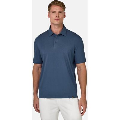 Boggi Milano ανδρική μπλούζα πόλο μονόχρωμη Regular Fit - BO25P046206 Μπλε S Boggi Milano ανδρική μπλούζα πόλο μονόχρωμη Regular Fit - BO25P046206 Μπλε S