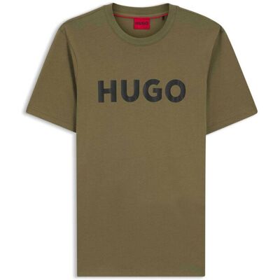 Hugo Boss ανδρικό T-shirt με logo print Regular Fit "Dulivio" - 50467556 Χακί M Hugo Boss ανδρικό T-shirt με logo print Regular Fit "Dulivio" - 50467556 Χακί M