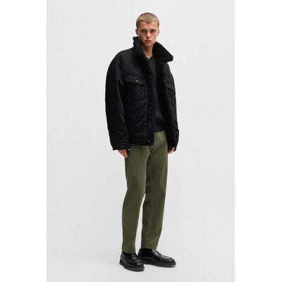 Hugo Boss ανδρικό παντελόνι chino μονόχρωμο - 50524576 Λαδί 36W 34L Hugo Boss ανδρικό παντελόνι chino μονόχρωμο - 50524576 Λαδί 36W 34L