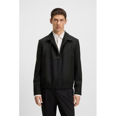 Hugo Boss ανδρικό jacket μονόχρωμο Slim Fit - 50544903 Μαύρο 50 Hugo Boss ανδρικό jacket μονόχρωμο Slim Fit - 50544903 Μαύρο 50