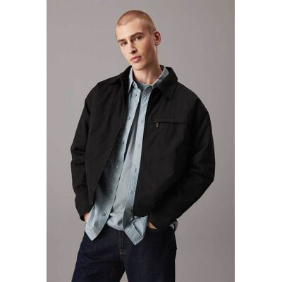 Calvin Klein Jeans ανδρικό jacket μονόχρωμο Regular Fit - J30J326713 Μαύρο L Calvin Klein Jeans ανδρικό jacket μονόχρωμο Regular Fit - J30J326713 Μαύρο L