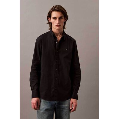 Calvin Klein Jeans ανδρικό πουκάμισο Oxford με λογότυπο στο στήθος - LV140EM125 Μαύρο M Calvin Klein Jeans ανδρικό πουκάμισο Oxford με λογότυπο στο στήθος - LV140EM125 Μαύρο M