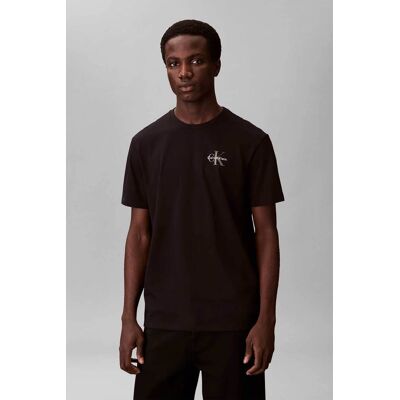 Calvin Klein Jeans ανδρικό T-shirt μονόχρωμο με λογότυπο Regular Fit - LV04RF278G Μαύρο M Calvin Klein Jeans ανδρικό T-shirt μονόχρωμο με λογότυπο Regular Fit - LV04RF278G Μαύρο M