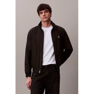 Calvin Klein Jeans ανδρικό μπουφάν μονόχρωμο με λογότυπο και ψηλό λαιμό Regular Fit - LV04RF520G Μαύρο M Calvin Klein Jeans ανδρικό μπουφάν μονόχρωμο με λογότυπο και ψηλό λαιμό Regular Fit - LV04RF520G Μαύρο M