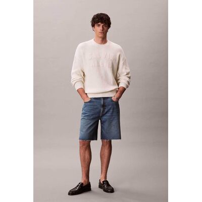 Calvin Klein Jeans ανδρική βερμούδα denim Relaxed Fit - LV04RF793G Denim Blue 34 Calvin Klein Jeans ανδρική βερμούδα denim Relaxed Fit - LV04RF793G Denim Blue 34