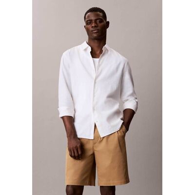 Calvin Klein Jeans ανδρική chino βερμούδα μονόχρωμη Relaxed Fit - LV04RF612G Καμηλό 34 Calvin Klein Jeans ανδρική chino βερμούδα μονόχρωμη Relaxed Fit - LV04RF612G Καμηλό 34