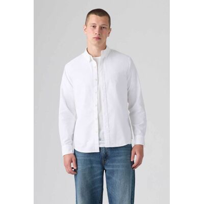 Levi's® ανδρικό πουκάμισο Oxford μονόχρωμο Standard Fit "Battery Housemark" - 0085A0002 Λευκό XXL Levi's® ανδρικό πουκάμισο Oxford μονόχρωμο Standard Fit "Battery Housemark" - 0085A0002 Λευκό XXL