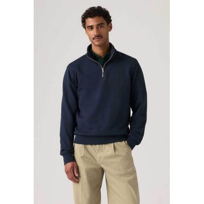 Levi's® ανδρική μπλούζα φούτερ με 1/2 φερμουάρ Standard Fit "Original Housemark" - A86060017 Μπλε Σκούρο XXL Levi's® ανδρική μπλούζα φούτερ με 1/2 φερμουάρ Standard Fit "Original Housemark" - A86060017 Μπλε Σκούρο XXL