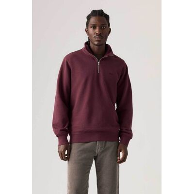 Levi's® ανδρική μπλούζα φούτερ με 1/2 φερμουάρ Standard Fit "Original Housemark" - A86060021 Μπορντό S Levi's® ανδρική μπλούζα φούτερ με 1/2 φερμουάρ Standard Fit "Original Housemark" - A86060021 Μπορντό S