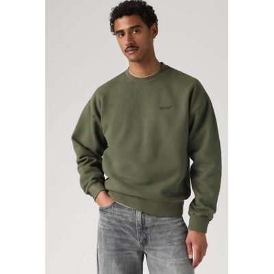 Levi's® ανδρική μπλούζα φούτερ με λογότυπο Relaxed Fit "Authentic" - 0083Q0026 Λαδί XXL Levi's® ανδρική μπλούζα φούτερ με λογότυπο Relaxed Fit "Authentic" - 0083Q0026 Λαδί XXL