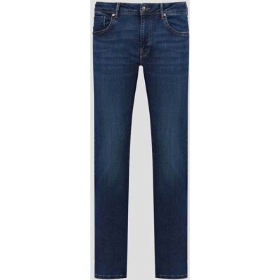Hackett ανδρικό τζιν παντελόνι πεντάτσεπο Straight Tapered Fit - HM212708R Μπλε Σκούρο 38 Hackett ανδρικό τζιν παντελόνι πεντάτσεπο Straight Tapered Fit - HM212708R Μπλε Σκούρο 38