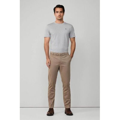 Hackett ανδρικό παντελόνι chino μονόχρωμο Slim Fit - HM212719R Μπεζ 36 Hackett ανδρικό παντελόνι chino μονόχρωμο Slim Fit - HM212719R Μπεζ 36