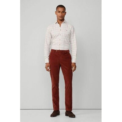Hackett ανδρικό παντελόνι chino κοτλέ Slim Fit - HM2100019R Μπορντό 31 Hackett ανδρικό παντελόνι chino κοτλέ Slim Fit - HM2100019R Μπορντό 31