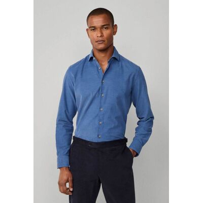 Hackett ανδρικό κοτλέ πουκάμισο Tailored Fit - HM3010412 Μπλε XXL Hackett ανδρικό κοτλέ πουκάμισο Tailored Fit - HM3010412 Μπλε XXL