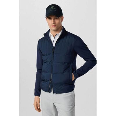 Hackett ανδρική ζακέτα με ψηλό λαιμό και logo patch - HM5800123 Μπλε Σκούρο M Hackett ανδρική ζακέτα με ψηλό λαιμό και logo patch - HM5800123 Μπλε Σκούρο M
